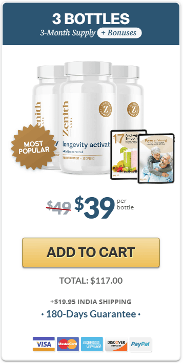 Buy Longevity Activator 3 Bottle